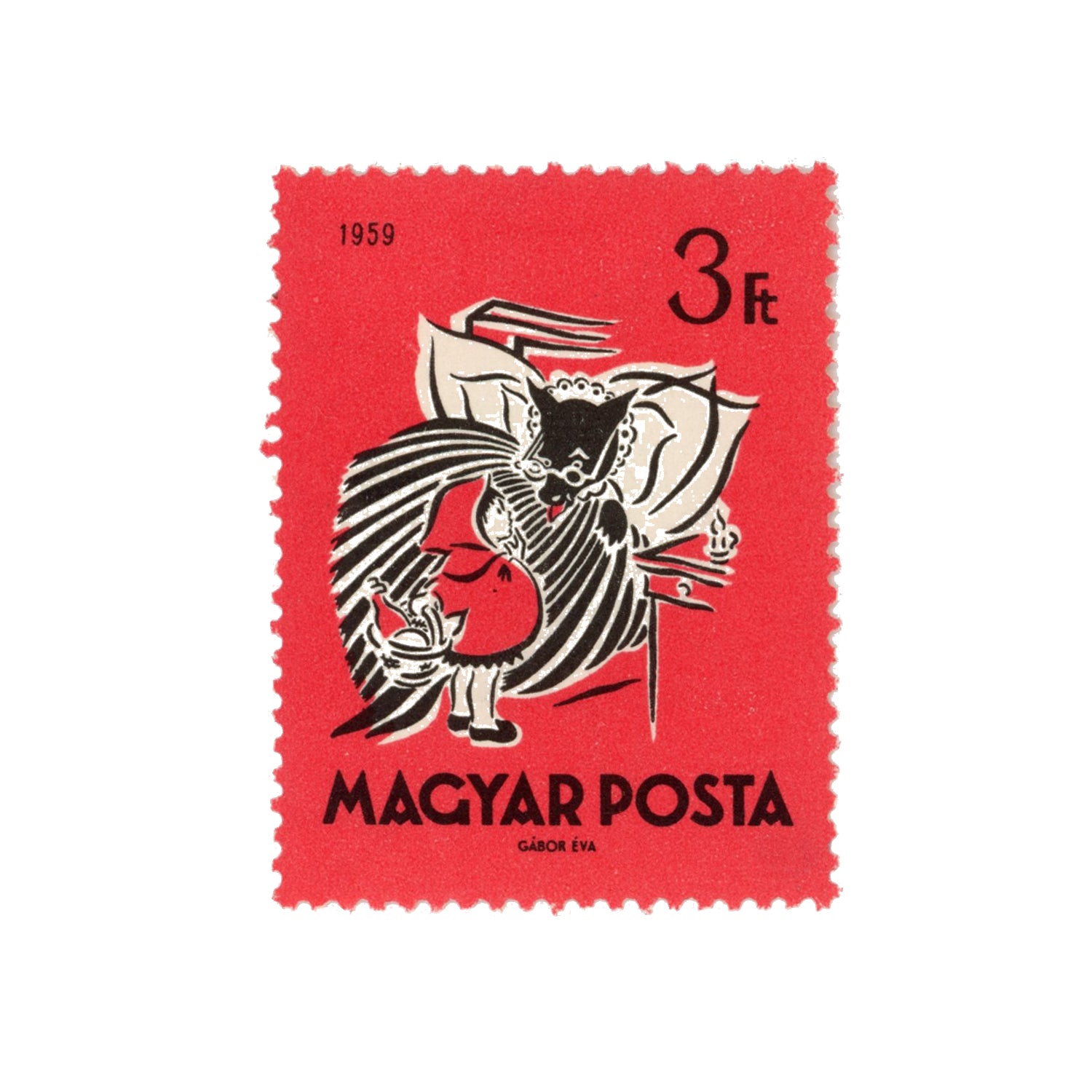 1959 Hungary Fairy Tale Series - Little Red Riding Hood