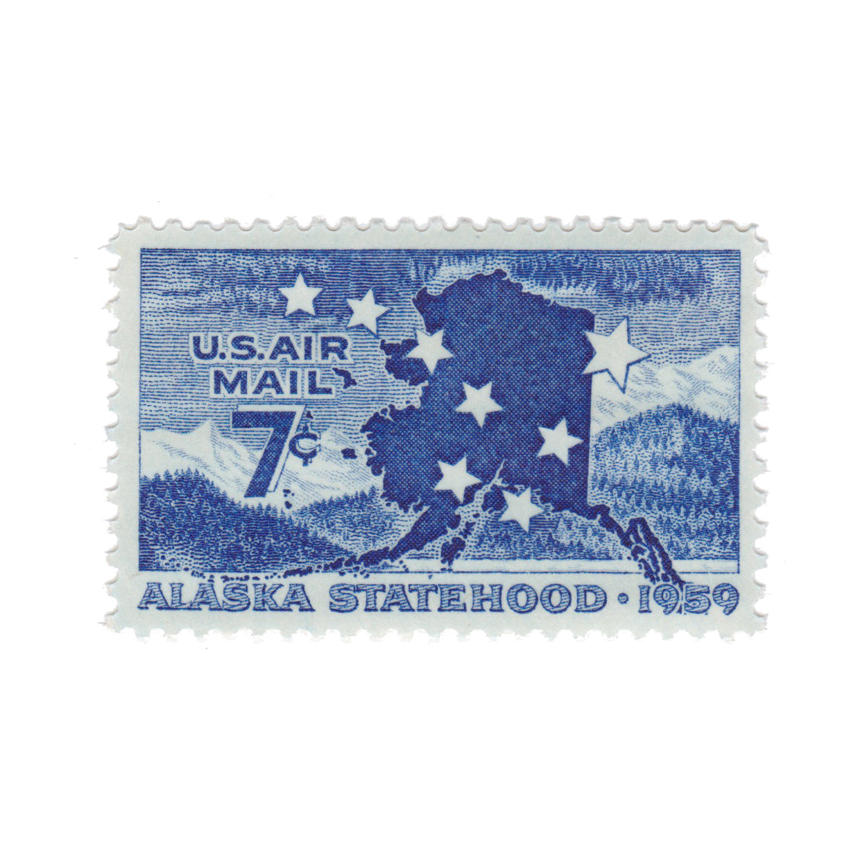 1959 7c Airmail Alaska