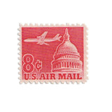 1962 8c Airmail Plane and Capitol